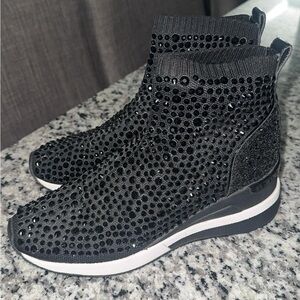 Michael Kors Skyler embellished sneakers